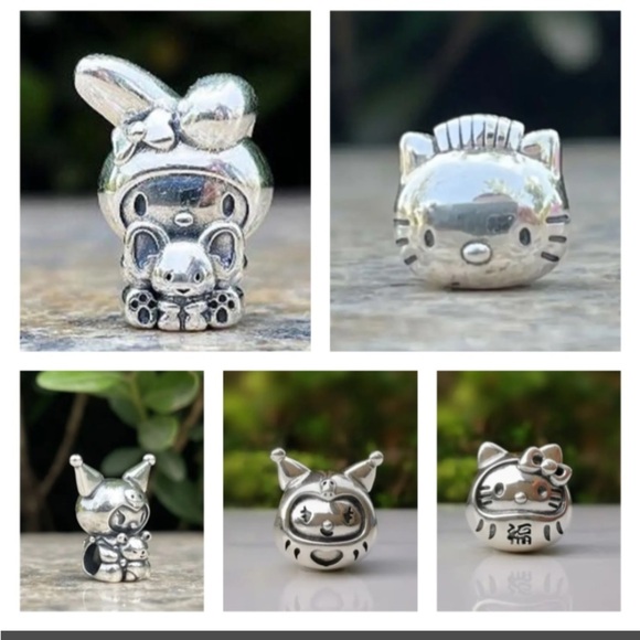 Hello Kitty & Friends Sterling Silver Charm - Picture 6 of 7